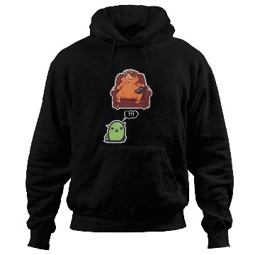 Discover Funny Graphic Hoodies Capybara Selfie With Ufos Weird