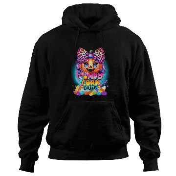 Discover Sparkly Candy Corn Cutie Glitter Neon Pumpkin Hoodies