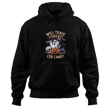 Discover Cute Halloween Black Cat Pumpkin Ghost Humor Hoodies