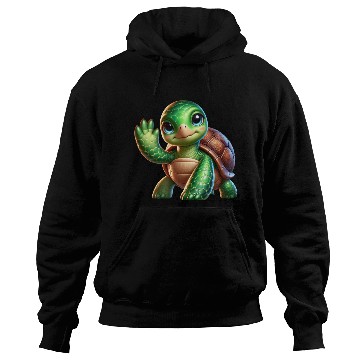 Discover Adorable Waving Turtle Hoodies