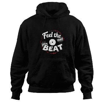 Discover Classic Vinyl 'Feel The Beat' Hoodies