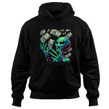 Discover Alien Money Splash Hoodies
