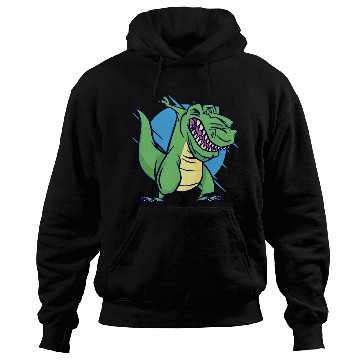 Discover Dinosaur T Rex Dabbing Lover Funny Design Hoodies