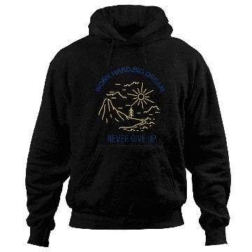 Discover Never give up Hoodies