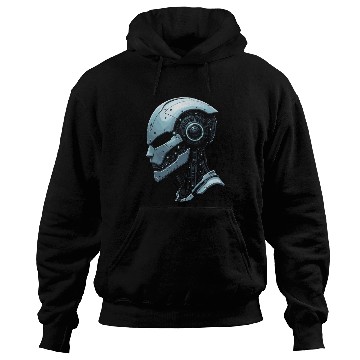 Discover Cybernetic Futuristic Robot Head Hoodies