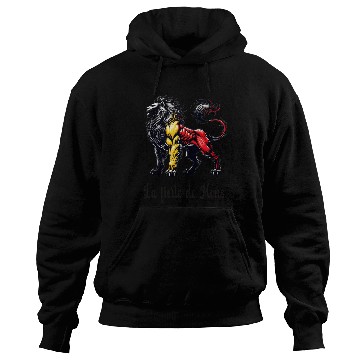 Discover Mons lion flag design Hoodies