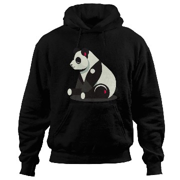 Discover Geometric Panda - Minimalist and Cute Hoodies