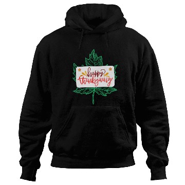 Discover Happy Thanksgiving Leaf Hoodies