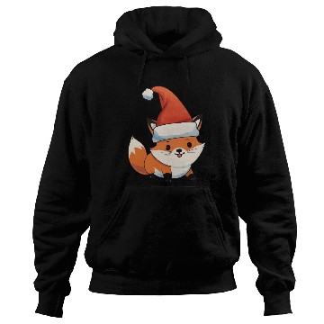 Discover Fox Christmas Watercolor Hoodies