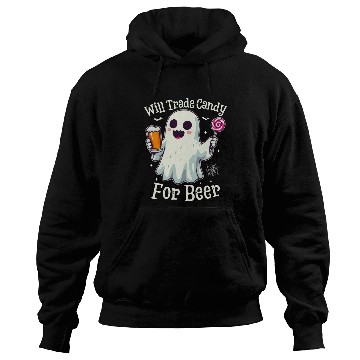 Discover Will Trade Candy For Beer Funny Halloween Hoodies