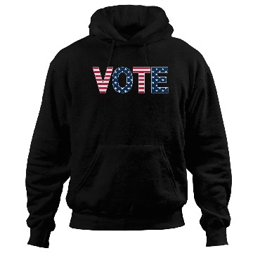 Discover Patriotic American Flag Vote Design Hoodies