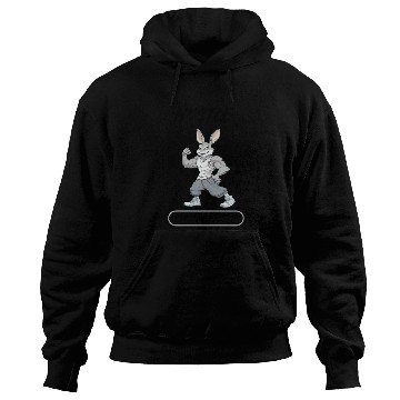 Discover Hustle For That Muscle Bunny Hoodies