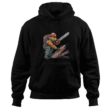 Discover Beaver Lumberjack Chainsaw Hoodies