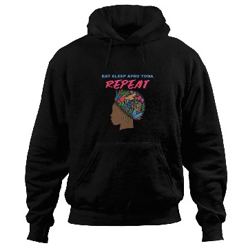 Discover Eat Sleep Afro Yoga Repeat Hoodies
