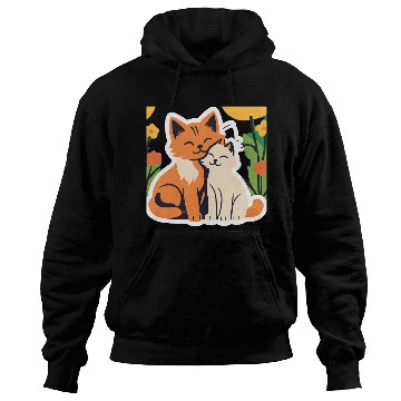 Discover 3d cat dou sweet and joyful Hoodies