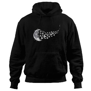 Discover Moon and Butterfly Transformation Design Hoodies