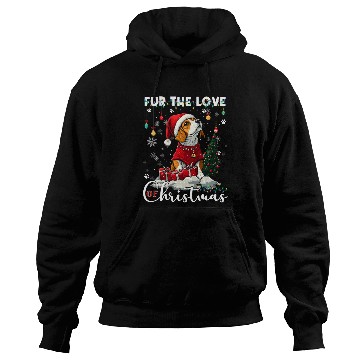 Discover Beagle Christmas Tree Lights Decorations Dog Lover Hoodies