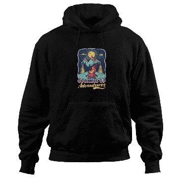 Discover Camp Chef Cooking Up Adventures Hoodies