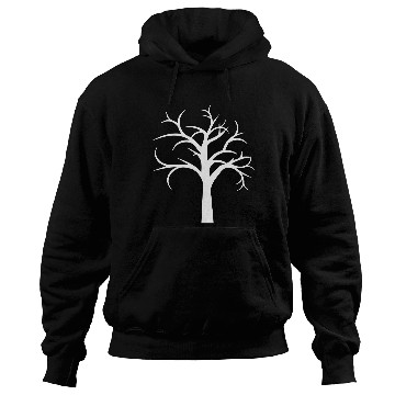 Discover Tree Bare Winter Autumn Forest Tree Silhouette Hoodies