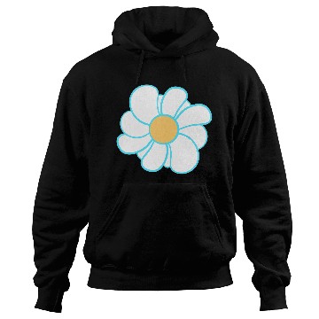 Discover Beautiful White Daisies Flowers Spring Summer Fun Hoodies