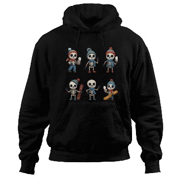 Discover Kawaii Skeleton Winter Collection | Cute Merch Hoodies
