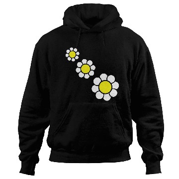 Discover 3 White Daisies Flowers Spring Summer Pretty Hoodies
