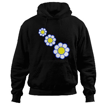 Discover 3 White Daisies Flowers Spring Summer Pretty Hoodies