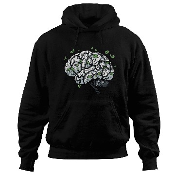 Discover AI Ethics Mechanical Brain with Vines Hoodies