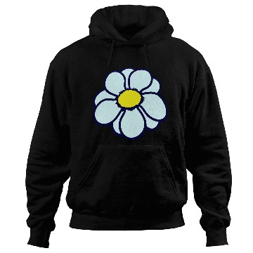 Discover Small Daisy Flower White Decorative Nature Design Hoodies