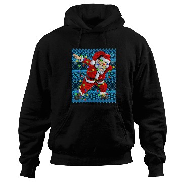 Discover Dabbing Santa Christmas Tree Lights Hoodies
