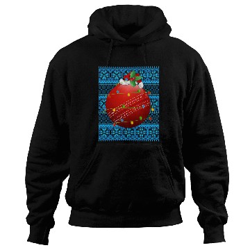 Discover Cricket Ball Christmas Lights Hoodies