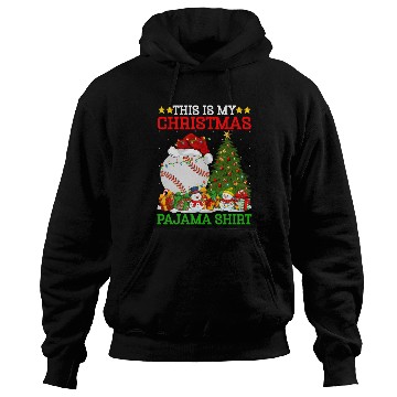 Discover Baseball Christmas Tree Lights Hoodies