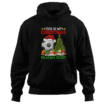 Discover Soccer Christmas Tree Lights Hoodies