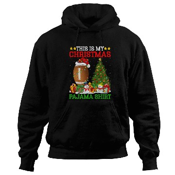 Discover Rugby Christmas Tree Lights Hoodies
