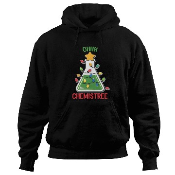 Discover Science Teacher Oh Chemistree Chemistry Christmas Hoodies