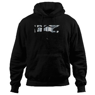 Discover Bigfoot Shoveling Snow Hoodies