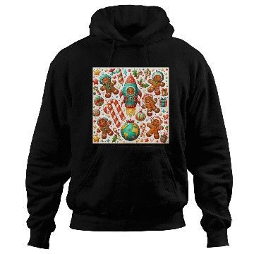 Discover Christmas gingerbread shuttle Hoodies