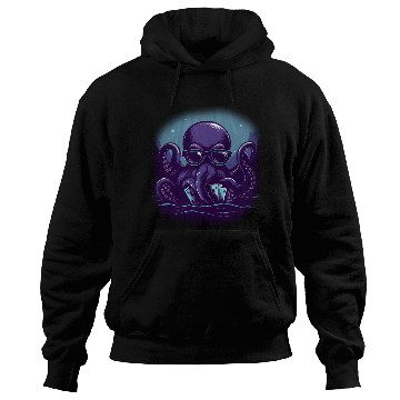 Discover Blue Smart Octopus Hoodies