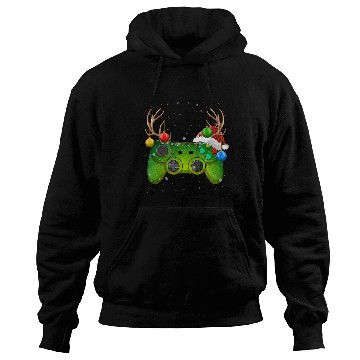 Discover Video Game Controller Christmas Lights Gamer Hoodies