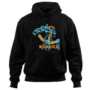 Discover Sailing Crew Member Anchor Graffiti Spray Drops Hoodies