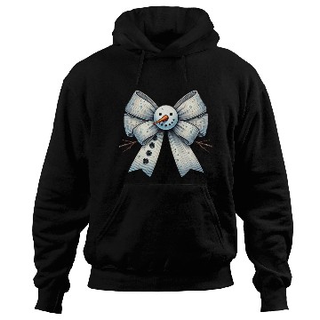 Discover Snowman Coquette Bow, Merry Christmas Hoodies