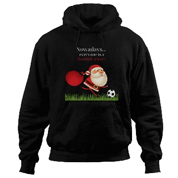 Discover Christmas Santa Football Player Hoodies