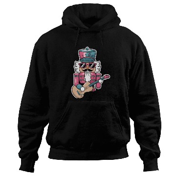 Discover Nutcracker Playing Guitar Hoodies