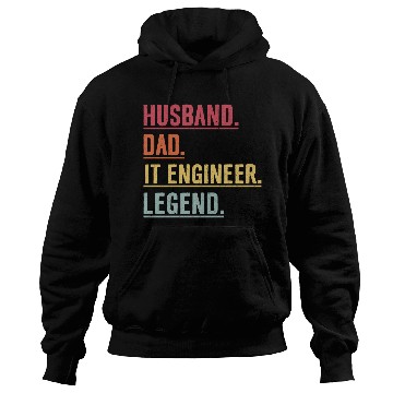 Discover Husband Dad Engineer Legend Birthday Gift Hoodies