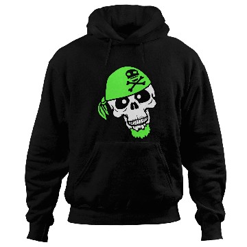 Discover Pirate Hat Skull Skeleton Halloween Head Scarf Fun Hoodies