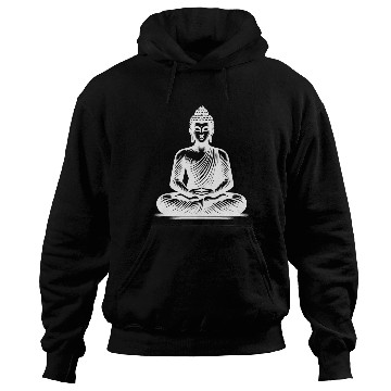 Discover Yoga Buddha Enlightenment Meditation Tattoo Style Hoodies