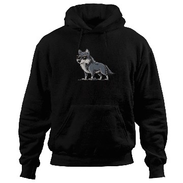 Discover Beautiful gift idea funny quote design Alpha Wolf Hoodies