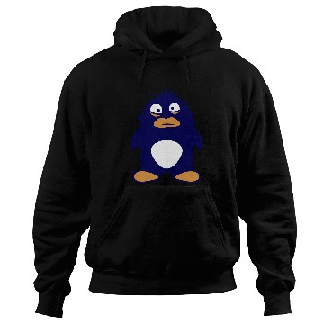 Discover Cute Penguin Stupid Crazy Funny Weird Comic Look Hoodies