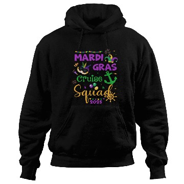 Discover Mardi Gras Cruise Squad 2025 Hoodies