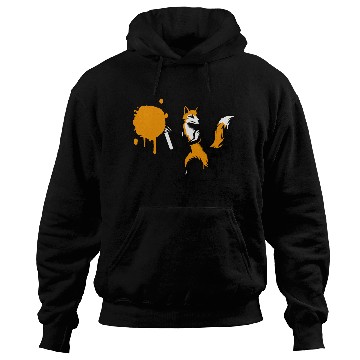 Discover Graffiti Fox in Creative Stencil Style Hoodies